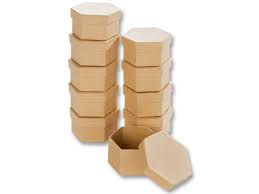 BOITE VIDE ETOILE EN PAPIER