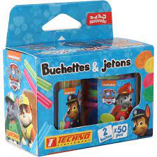 BUCHETTES ET JETONS MULTI COULEUR REF 9396