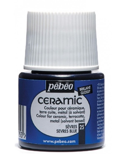 CERAMIC FLACON 45 ML SERVES  BLUE 025025