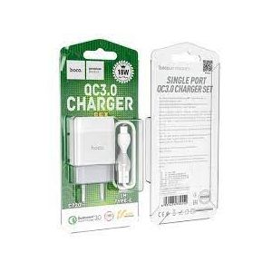 CHARGEUR TYPE C 18W 1M C72Q HOCO