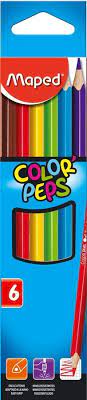 CRAYONS DE COULEURS 06 CLR REF 832002 MAPED