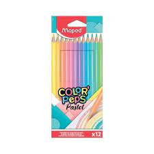 CRAYONS DE COULEURS PASTEL COLOR-PEPS REF 832069