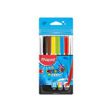 FEUTRES DE COLORIAGE 6 CLR OCEAN REF 845723 MAPED