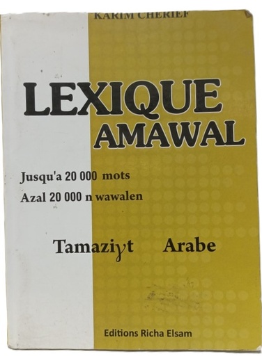 LEXIQUE AMAWAL JUSQU'A 20000 MOTS