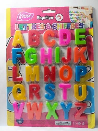 MAGNETIQUE LETTRES ET CHIFFRES GM KIOSE 