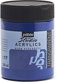 PEINTURE ACRYLIC 500ML BLEU