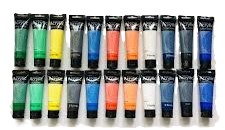 PEINTURE ACRYLIC ARTIST PAINTS 75ML BLEU 4814 VERTEX