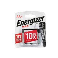 PILE ENERGIZER MAX AA*4 PCS