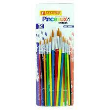 PINCEAUX EN BOIS 12 PCS REF 0660