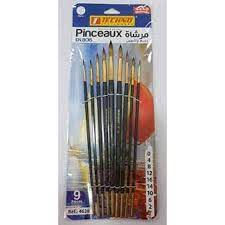 PINCEAUX EN BOIS 9PCS REF 4638