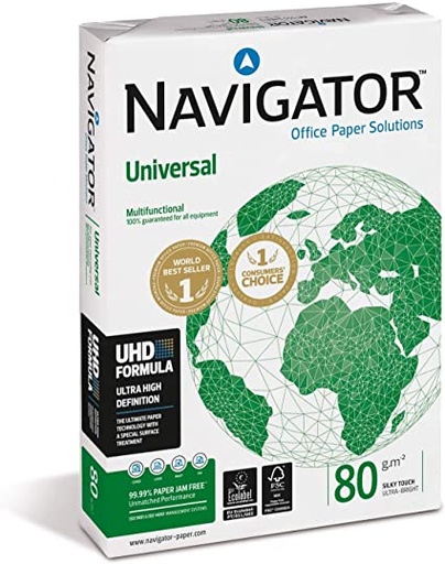 RAME DE PAPIER A4 80G 500G NAVIGATOR