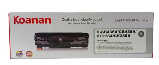 TONER COMPATIBLE 35A 85A 78A KOANNAN