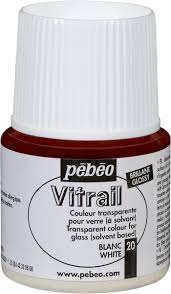 VITRAIL 45ML BLANC 20 PEBEO