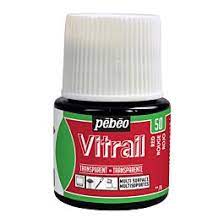 VITRAIL FLACON DE 45ML ROUGE REF 050050
