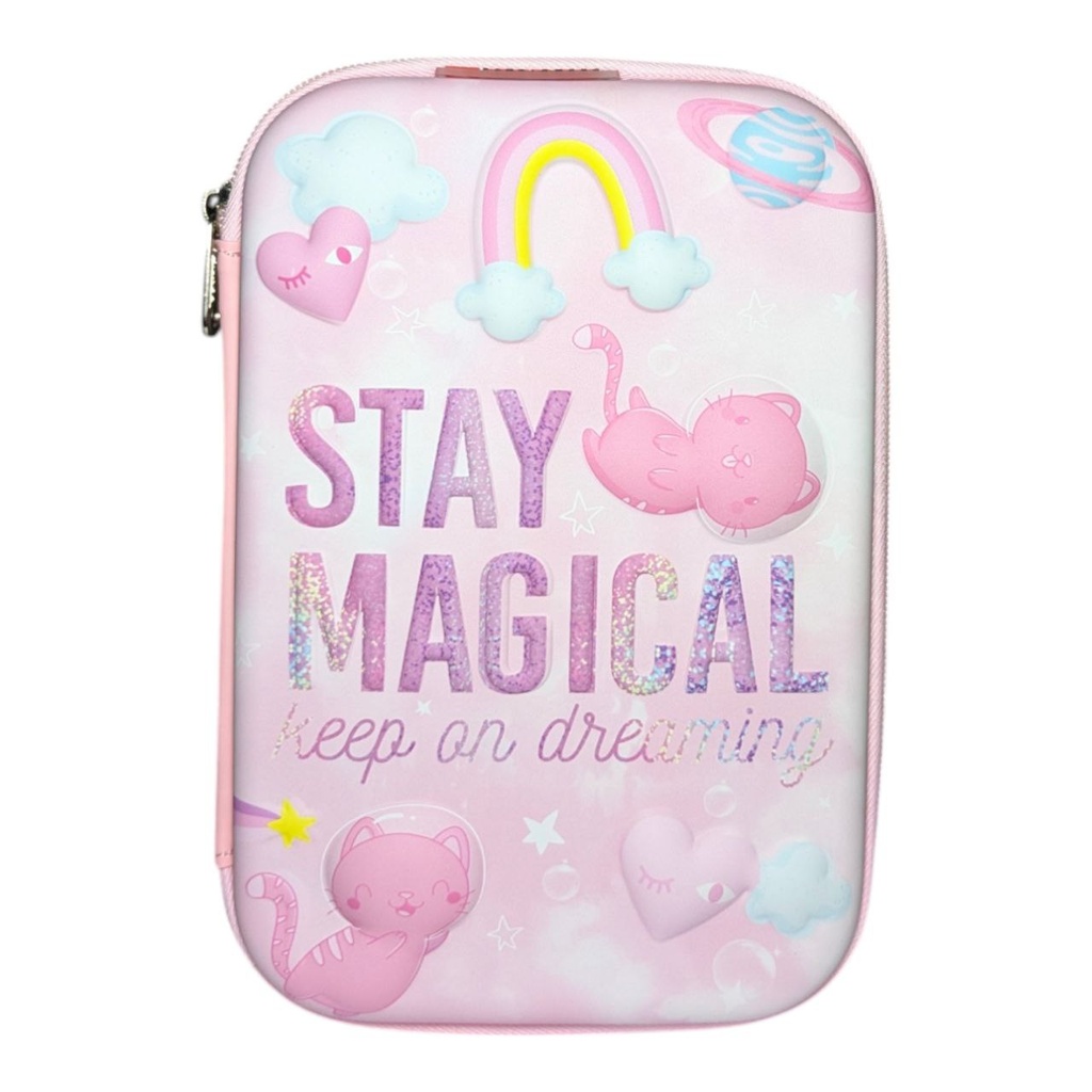 TROUSSE PENCIL CASE EVA FILLE REF 8237 TECHNO