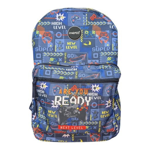 SAC A DOS 2 COMPARTIMENTS GARCON CR-3711 CRISTAL 