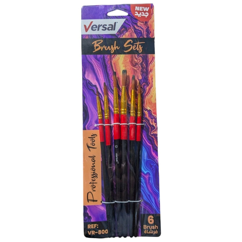 JEUX DES PINCEAUX 6PCS VR-8002 VERSAL
