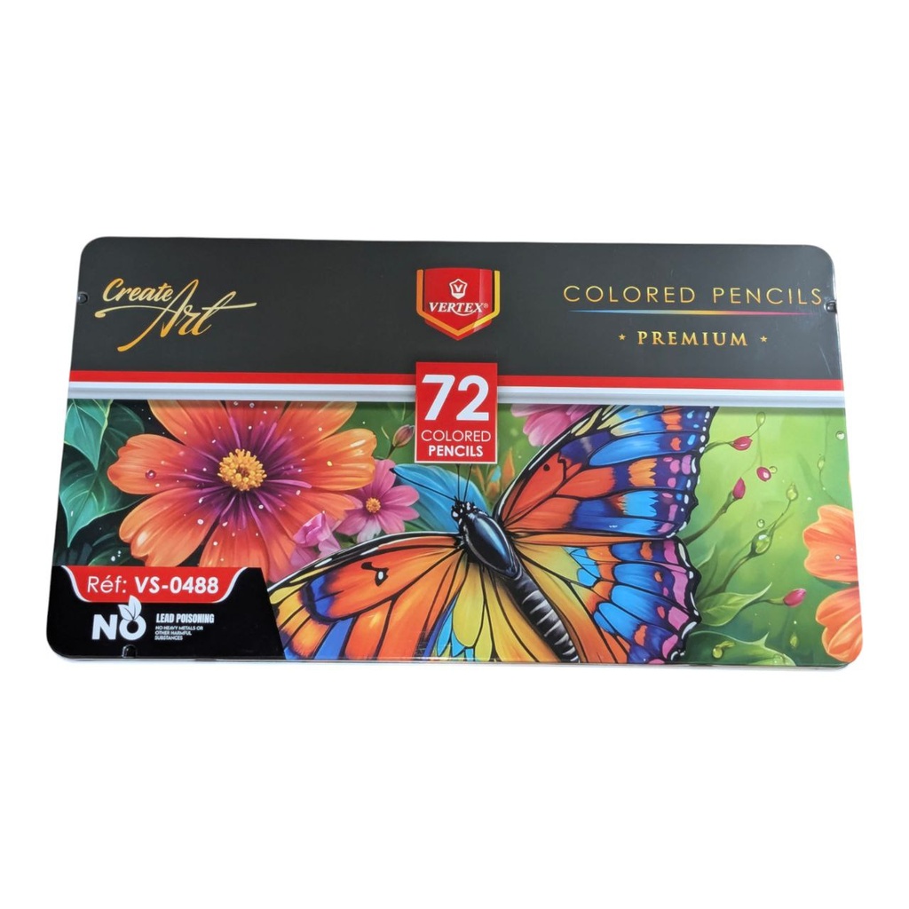 COLOR MAX  PENCILS 72 PCS REF VS-0488 VERTEX 