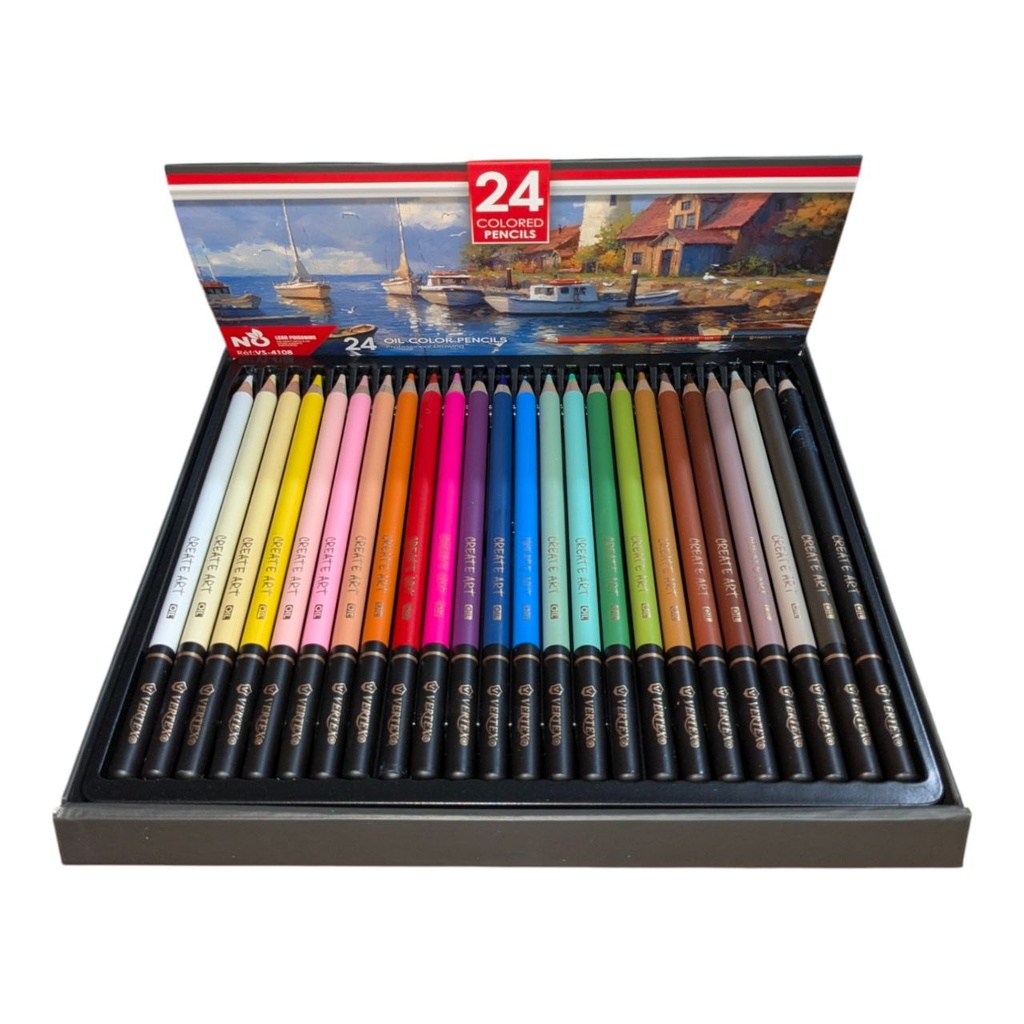 COLOR MAX  PENCILS 24 PCS REF VS-4108 VERTEX 