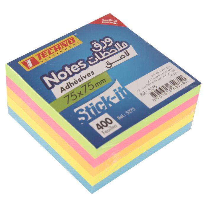 POST IT 75*75MM REF 5275 TECHNO 