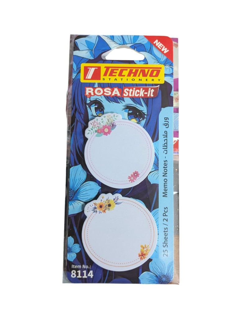 POST IT ROSA  TECHNO REF 8114