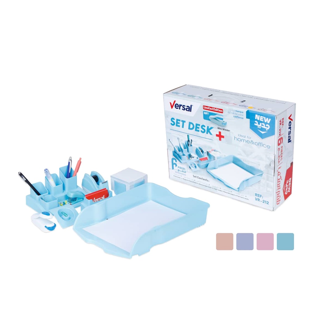 ENSEMBLE DE BUREAU 6 PCS REF VR-212 VERSAL 