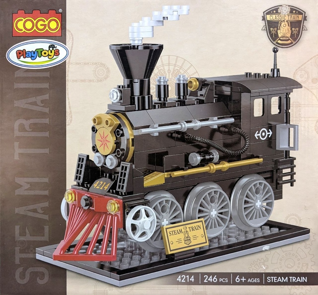 LEGO STEAM TRAIN 246 PCS 