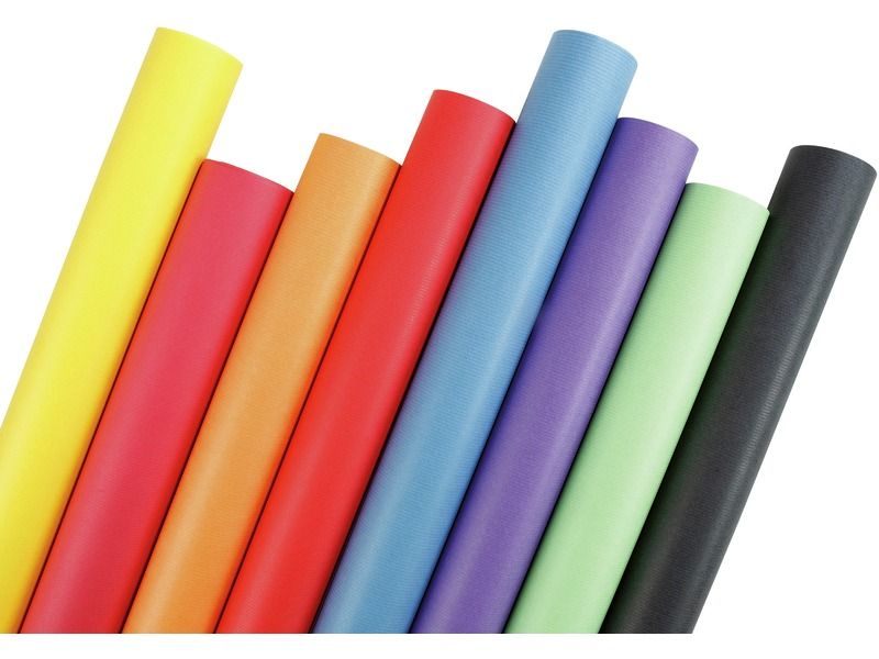 PAPIER KRAFT COULEUR 2*1M 65G FARS
