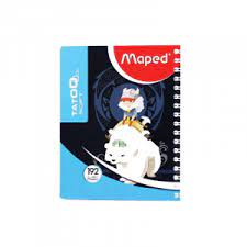 [MS003975] NOTE BOOK SPIRAL 192 PAGES GF  REF 9295