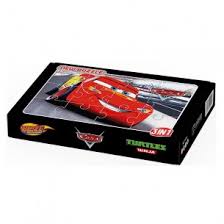 [MS003879] PUZZLE BOITE 3 EN I 36 PCS CARS