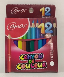 [MS003665] CRAYONS DE COULEURS 12 CLR PM REF 37103 CAMAR GOLDEN