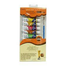 [MS003652] PEINTURE VITRAIL DE 06PCS REF 46006 