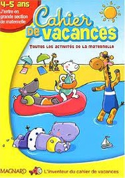 [MS002121] CAHIER DE VACANCES 4-5 ANS