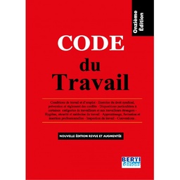 [MS000556] CODE DE TRAVAIL ARABE/FERNCAIS