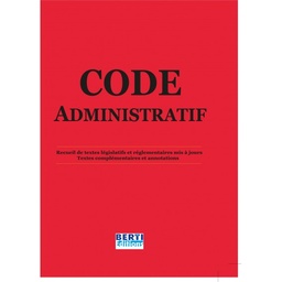 [MS000553] CODE ADMINISTRATIF