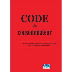 [MS000551] CODE DE CONSOMMATEUR ARABE/FERNCAIS