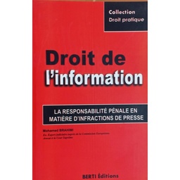 [MS000547] DROIT DE L INFORMATION 