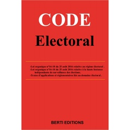 [MS000536] CODE ELECTORAL ARABE/FERNCAIS