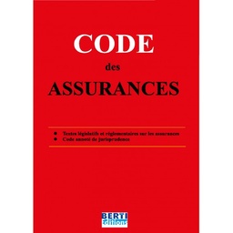 [MS000533] CODE DES ASSURANCES ARABE/FERNCAIS